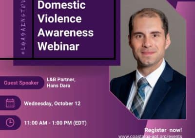 DV webinar with CGAA hosted by Loebsack & Brownlee